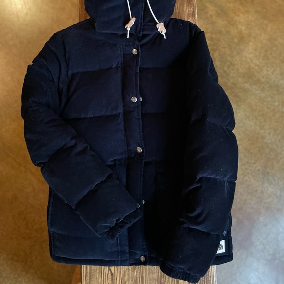 WOMENS DOWN CORDUROY PUFFER - Picture 2 of 9